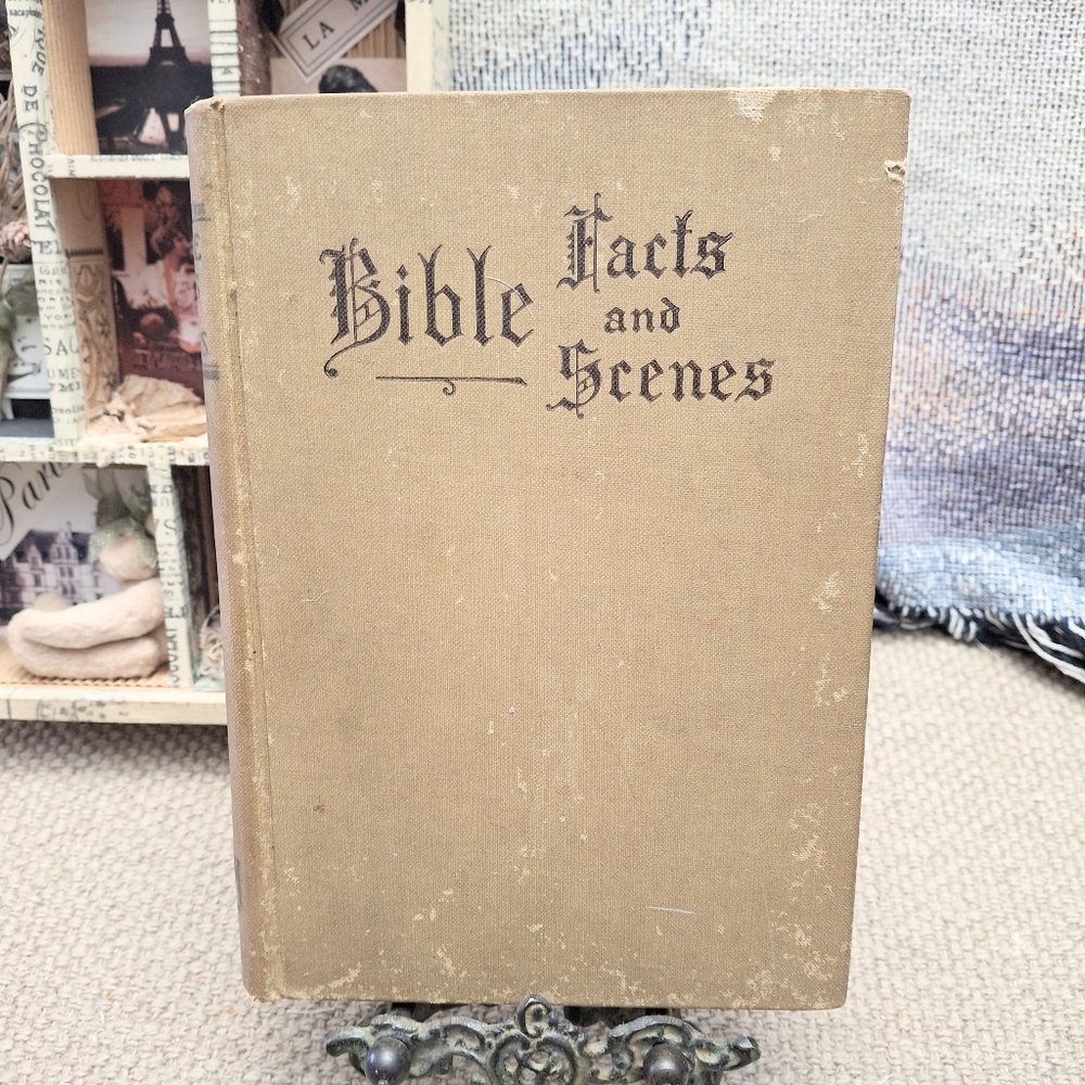 1906 Bible Facts and Scenes Theodore E Schmauk Lutheran School Religion Book